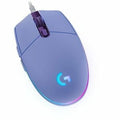 Mouse gamer Logitech G203 910-005851 USB, 6 botones, 8000 dpi, lila