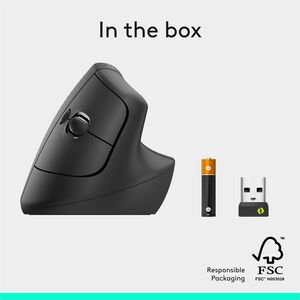 Mouse Logitech 910-006466 Lift vertical Bluetooth USB 4000 dpi