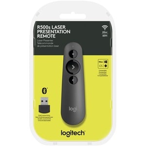 Puntero Logitech 910-006518 R500s láser Bluetooth USB grafito