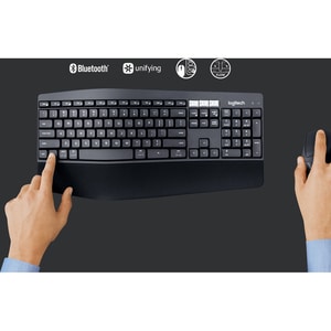 Combo teclado y mouse Logitech 920-008659 inalámbrico USB, Bluetooth/RF