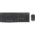 Combo teclado y mouse Logitech MK295 inalámbrico USB, grafito, AA/AAA