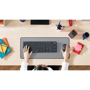 Combo teclado y mouse Logitech MK295 inalámbrico USB, grafito, AA/AAA