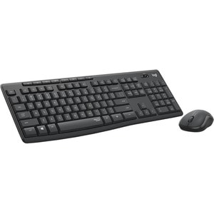 Combo teclado y mouse Logitech MK295 inalámbrico USB, grafito, AA/AAA