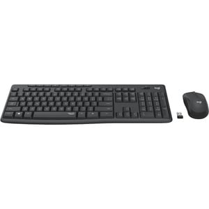 Combo teclado y mouse Logitech MK295 inalámbrico USB, grafito, AA/AAA