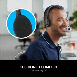 Diadema estéreo Logitech H111 981-000612, accesorio de audio