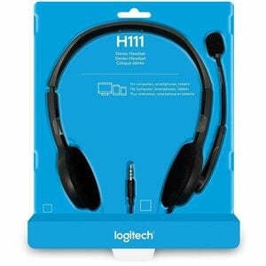 Diadema estéreo Logitech H111 981-000612, accesorio de audio