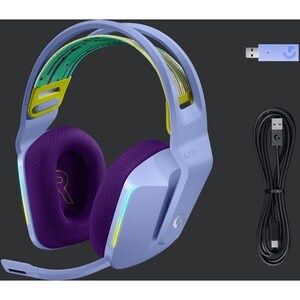 Auriculares Logitech G733 981-000889 inalámbricos, estéreo, micrófono cardioide