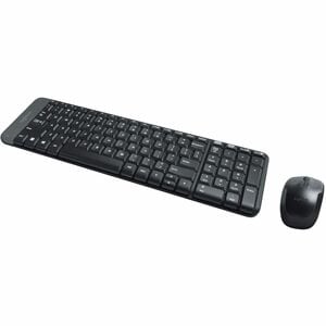Combo teclado y mouse Logitech MK220 inalámbrico RF 2.4 GHz, USB, negro