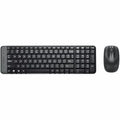 Combo teclado y mouse Logitech MK220 inalámbrico RF 2.4 GHz, USB, negro