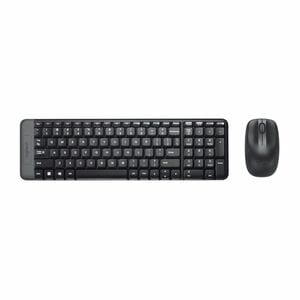 Combo teclado y mouse Logitech MK220 inalámbrico RF 2.4 GHz, USB, negro
