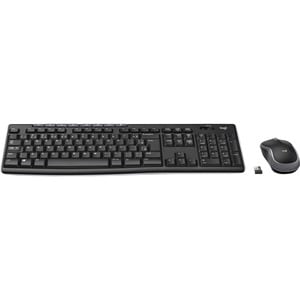 Combo teclado y mouse Logitech MK270, inalámbrico 2.4 GHz, USB