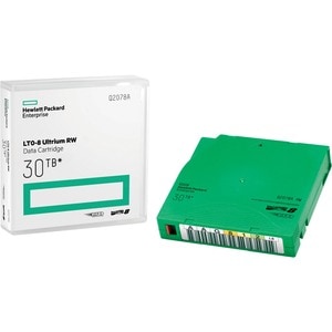 Cartucho de datos Hewlett Packard Enterprise Q2078A LTO-8 12TB nativo 30TB