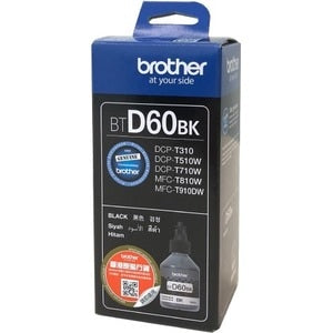 Botella de tinta Brother BTD60BK negra, inyección, ultra alto rendimiento