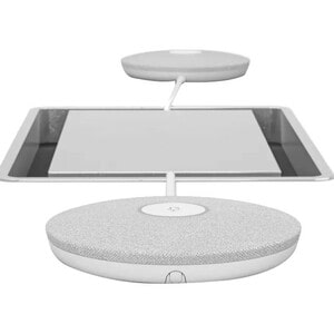 Micrófono Logitech 952-000038 Rally Mic Pod, USB, blanco, 2.93 m