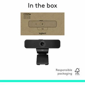 Cámara web Logitech C925e Full HD 30 fps USB 2.0 autofoco