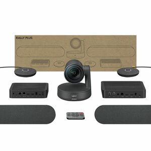Equipo de videoconferencia Logitech 960-001225 Rally Plus cámara 4K PTZ 2 micrófonos