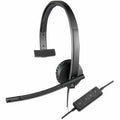 Diadema Logitech H570e 981-000570 USB, mono, micrófono con cancelación