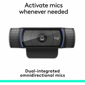 Cámara web Logitech C920e 1080p USB tipo A 30 fps auto-foco