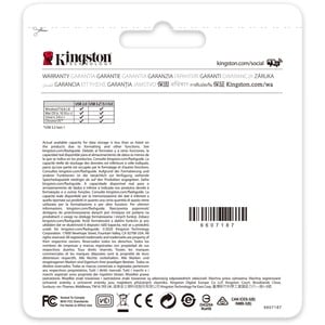 Memoria USB Kingston DataTraveler Exodia DTX 256 GB, USB 3.2 Gen 1