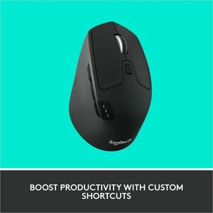 Mouse Logitech M720 Triathlon 910-004790 inalámbrico, Bluetooth y 1000 dpi