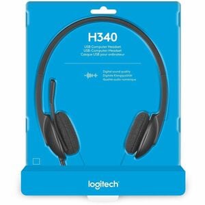 Diadema Logitech H340 USB estéreo sobre la cabeza cable 182.9 cm