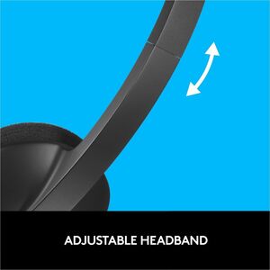 Diadema Logitech H340 USB estéreo sobre la cabeza cable 182.9 cm