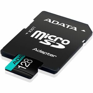 Tarjeta microSDXC Adata Technology AUSDX128GUI3V30SA2-RA1, 128GB, UHS-I U3, V30