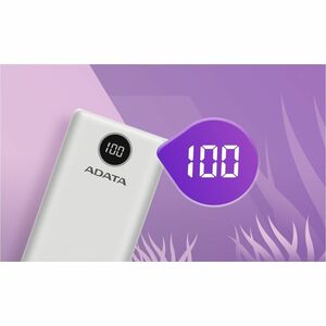 Cargador portátil Adata AP20000QCD-DGT-CWH 20000 mAh 3A 3 USB