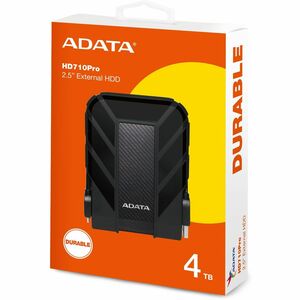 Disco duro externo Adata Technology HD710 Pro AHD710P-4TU31-CBK 4TB USB 3.2 negro