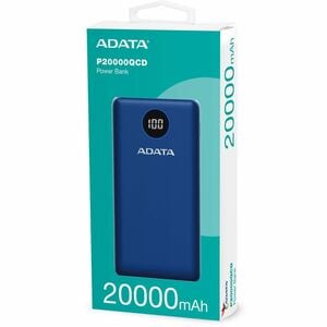 Cargador portátil Adata Technology AP20000QCD-DGT-CDB 20000mAh 3 USB 3A