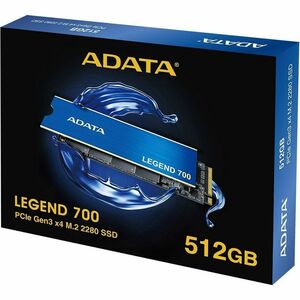 Unidad SSD Adata Technology ALEG-700-512GCS 512 GB, M.2 2280, NVMe 3.0 x4