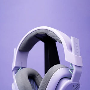 Audífonos gaming Logitech Astro A10 Gen 2 cableados 3.5 mm lila