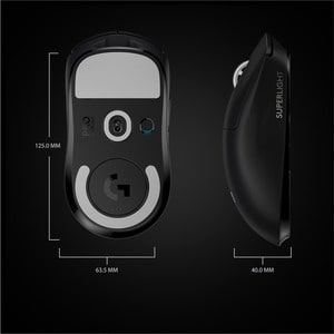 Mouse gamer Logitech G PRO X SUPERLIGHT 910-005878 óptico 5 botones 25600 dpi