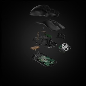 Mouse gamer Logitech G PRO X SUPERLIGHT 910-005878 óptico 5 botones 25600 dpi
