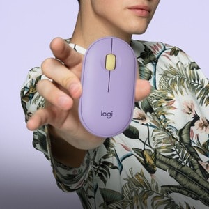 Mouse Logitech Pebble M350 910-006659 inalámbrico, Bluetooth/RF, 1000 dpi