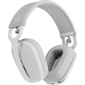 Auriculares Logitech Zone Vibe 100 981-001218 Bluetooth, estéreo, blanco crudo