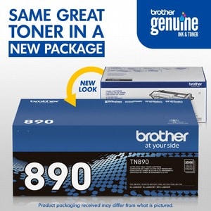 Tóner Brother TN890 negro original ultra alto rendimiento 20000 páginas