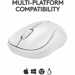 Mouse Logitech Silent M240 910-007116 Bluetooth, inalámbrico, blanco