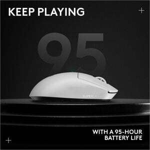 Mouse gamer Logitech G Pro X Superlight 2 910-006636 32000 dpi, 5 botones, blanco