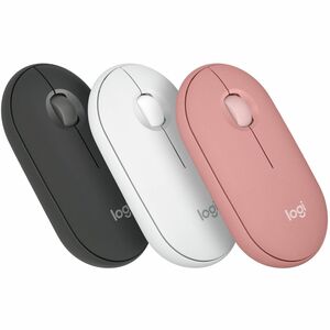 Mouse Logitech Pebble M350S 910-007048 Bluetooth, 4000 dpi, rosado