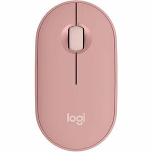 Mouse Logitech Pebble M350S 910-007048 Bluetooth, 4000 dpi, rosado