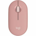 Mouse Logitech Pebble M350S 910-007048 Bluetooth, 4000 dpi, rosado