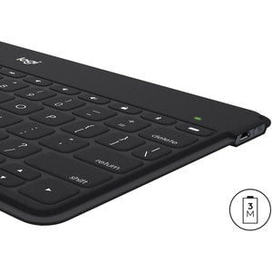 Teclado Logitech Keys-To-Go 920-006701 Bluetooth inalámbrico negro