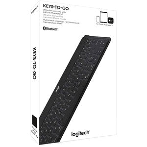 Teclado Logitech Keys-To-Go 920-006701 Bluetooth inalámbrico negro