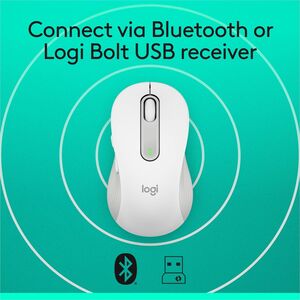 Mouse Logitech Signature M650 910-006252 inalámbrico, 2000 dpi, 5 botones