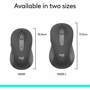 Mouse Logitech Signature M650 L 910-006231 inalámbrico, 2000 dpi, 5 botones