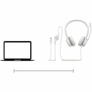 Diadema Logitech 981-001285 H390 USB estéreo micrófono con cancelación