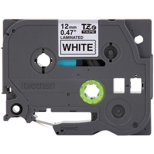 Cinta etiquetas Brother TZE231 12 mm x 8 m blanca laminada