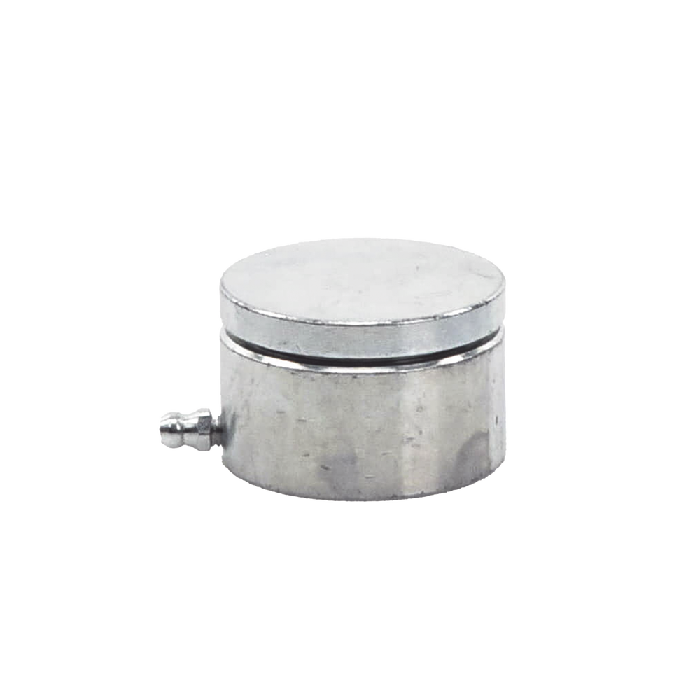(87G) - Bisagra inferior con cojinete de empuje / Para puertas batientes / Hasta 1400 lb (650 kg) por par / Galvanizada / Para Soldar / 2-11/16" de diámetro