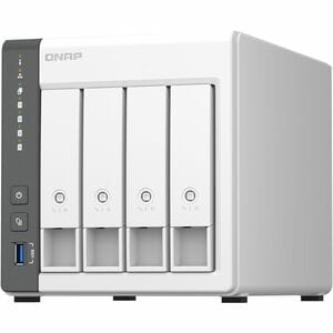 NAS Qnap TS-433-4G-US 4 bahías 4 GB RAM 2.5 GbE QTS 5.1.3